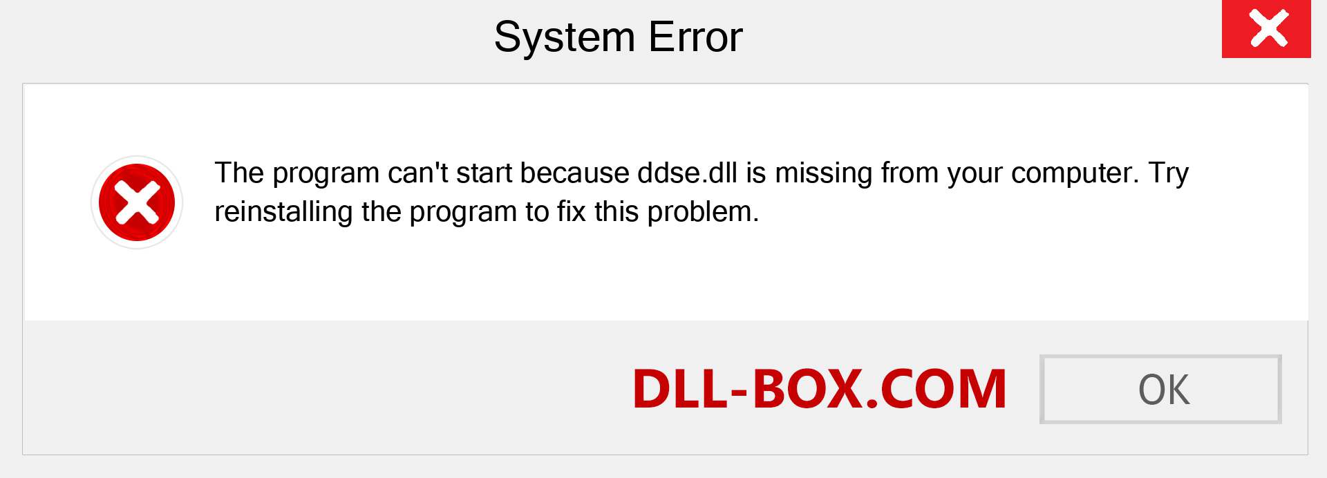  ddse.dll file is missing?. Download for Windows 7, 8, 10 - Fix  ddse dll Missing Error on Windows, photos, images