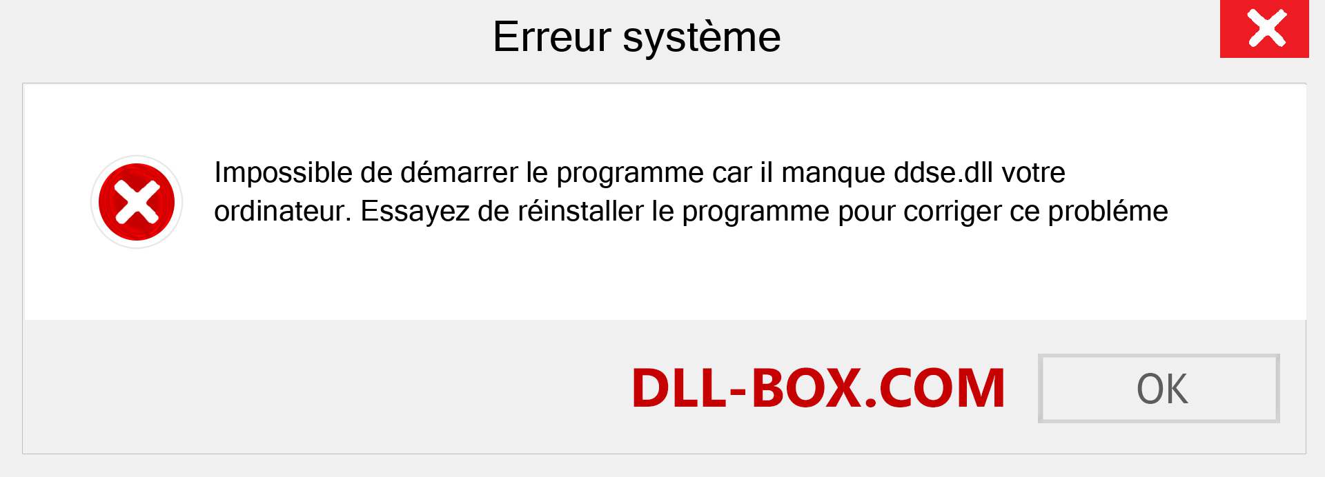 Le fichier ddse.dll est manquant ?. Télécharger pour Windows 7, 8, 10 - Correction de l'erreur manquante ddse dll sur Windows, photos, images